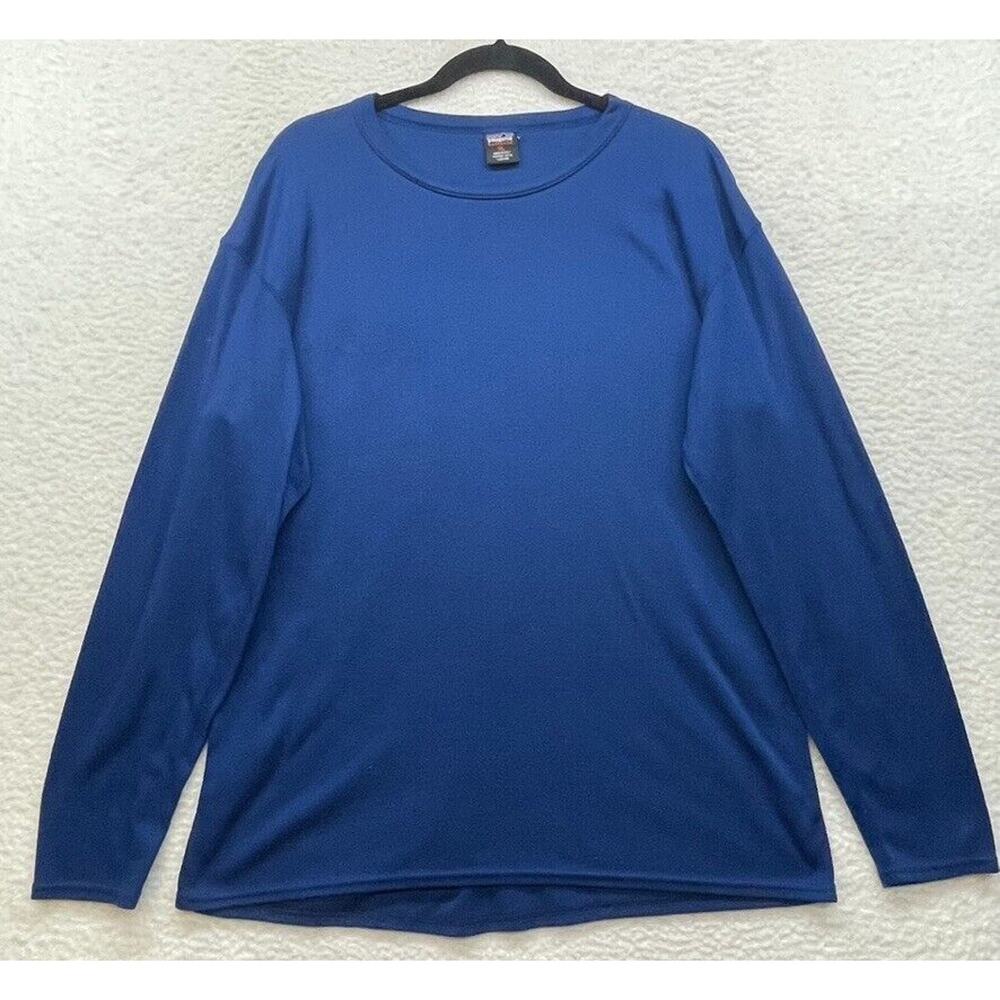 Patagonia Shirt Mens Extra Large Blue Capilene Vintage USA Outdoor Base Layer